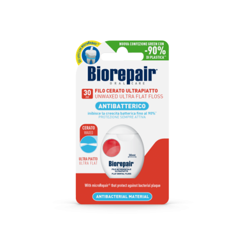 Biorepair Зубна стрічка-флос "Позбавлення від чутливості" з гідроксиапатитом і цинком РСА, 30 м