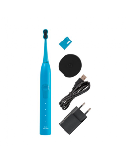 MEGASMILE Звукова гідроактивна зубна щітка «Black Whitening ІІ» Pacific Blue