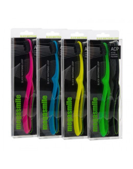 MEGASMILE Зубная щетка «Black Whitening LOOP» 2 шт MEGASMILE Зубная щетка «Black Whitening LOOP» 2 шт