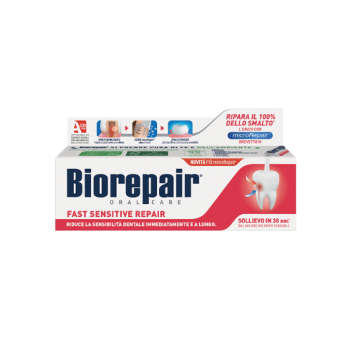 Biorepair Зубна паста «Швидке позбавлення чутливості» 75 мл Biorepair Зубна паста «Швидке позбавлення чутливості» 75 мл