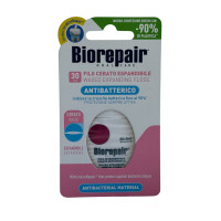 Biorepair Розширююча зубна нитка-флос "Захист ясен" з гідроксиапатитом та гіалуроновою кислотою, 30 м Biorepair Розширююча зубна нитка-флос "Захист ясен" з гідроксиапатитом та гіалуроновою кислотою, 30 м