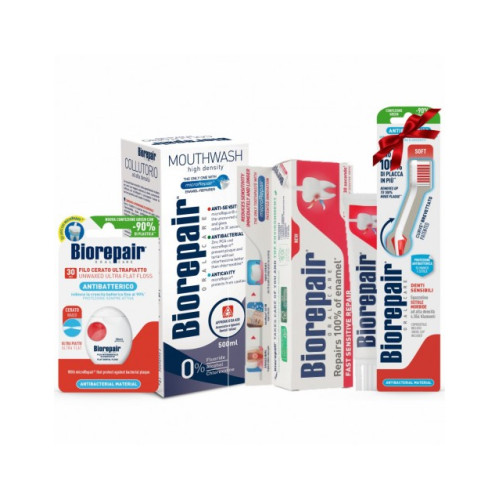 Biorepair Комплекс "Позбавлення чутливості" Зубна щітка в ПОДАРУНОК